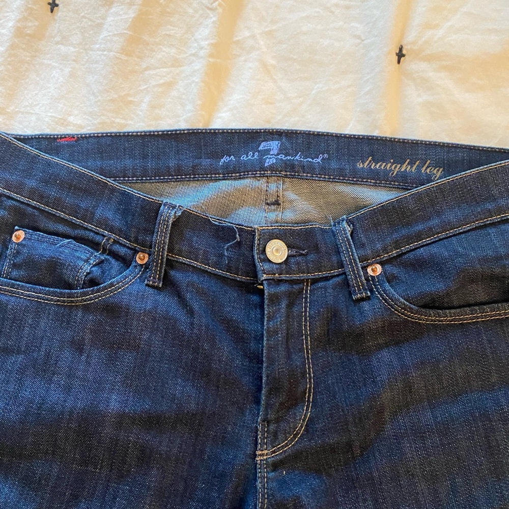 7 for all mankind straight leg jean